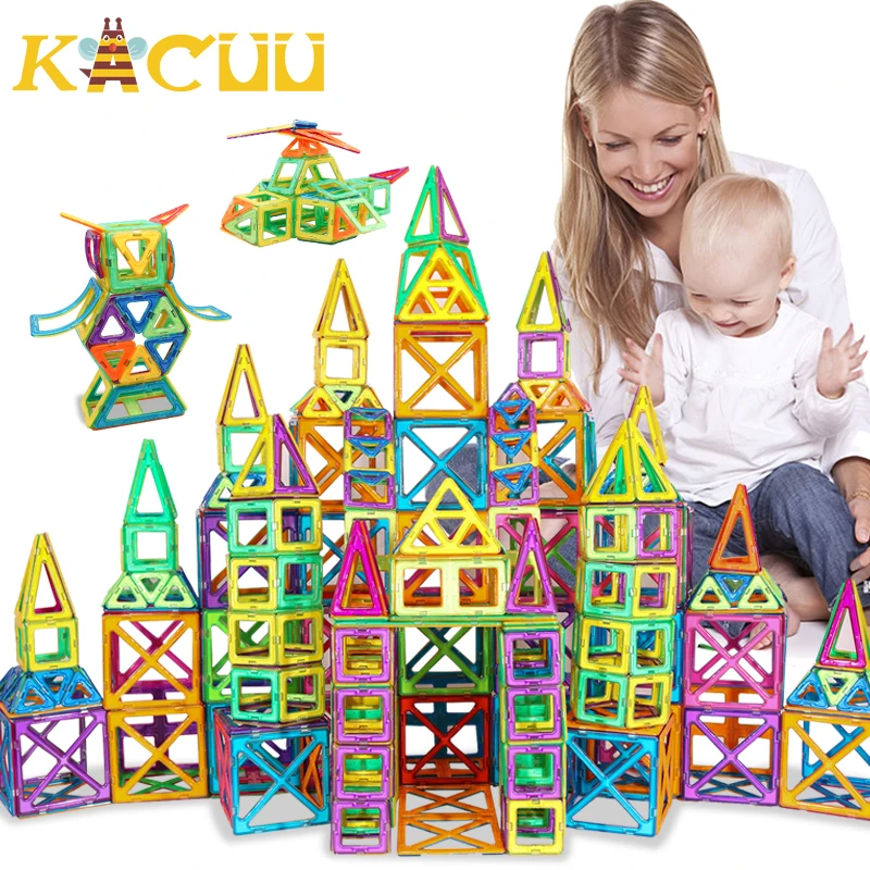 Новинка 2020 большой размер Магнитный конструктор набор моделей и строительных