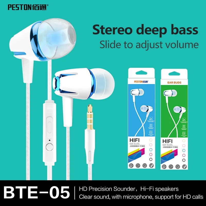 HiFi красочные наушники вкладыши стереонаушники проводные музыкальные Спортивная