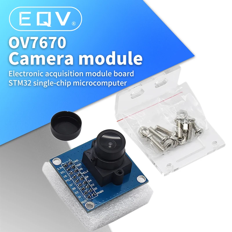 

OV7670 300KP camera module moduleSupports VGA CIF auto exposure control display active size 640X480 For Arduino