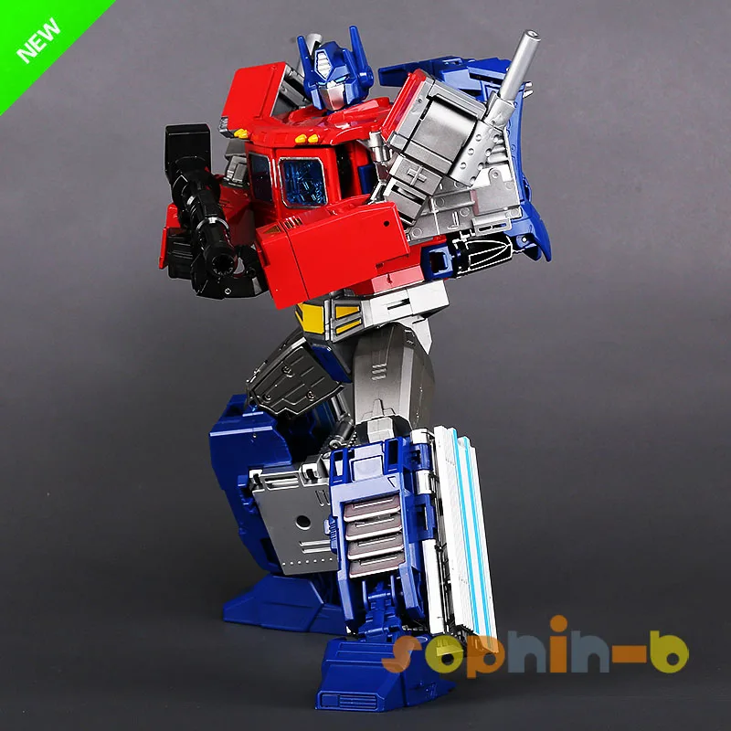 Трансформированный Optimus Prime с металлическими частями SS05 MP10 MP01 SS38 TE01 KO рисунок светодиодный стенд