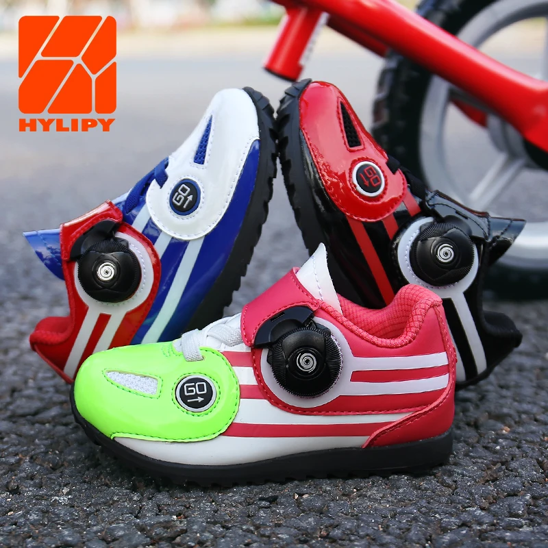 

Cycling Shoes Kid Boy Girl Sneaker Size 24-30 Professional Children Footwear Sport Bicycle Self-Locking Bike Road Running Shoe