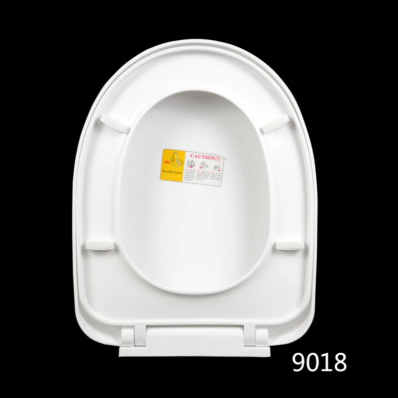 Крышка для унитаза quare круглая универсальная медленная мягкая Закрытая овальная