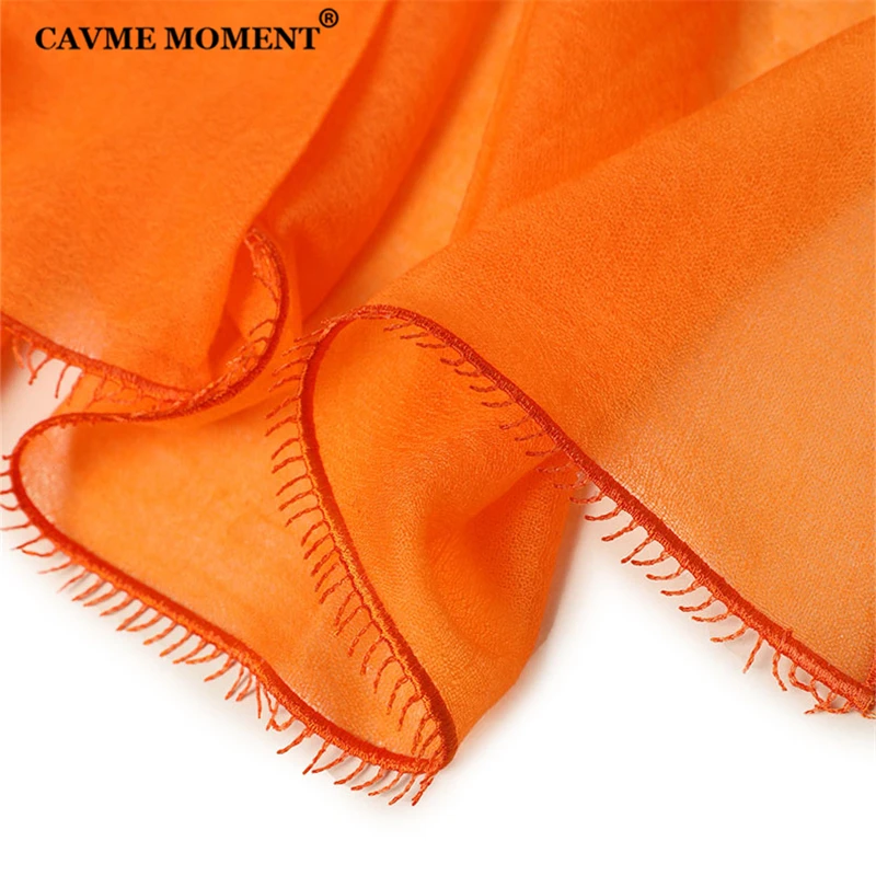 

CAVME Cashmere Scarf Thin Pashmina for Women Elegant Butterfly Embroidery Winter Fashion Ladies Scarves 210*105cm 95g