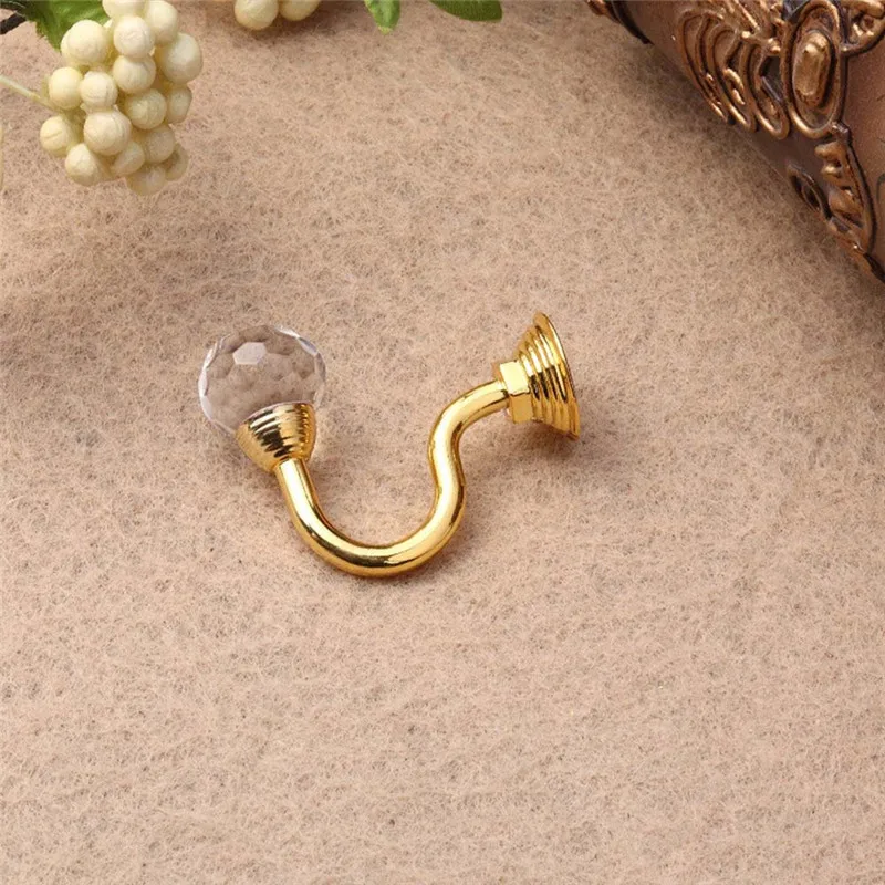 A Pair Of High-grade Crystal Hooks British Classic Small Curtain Accessories | Дом и сад
