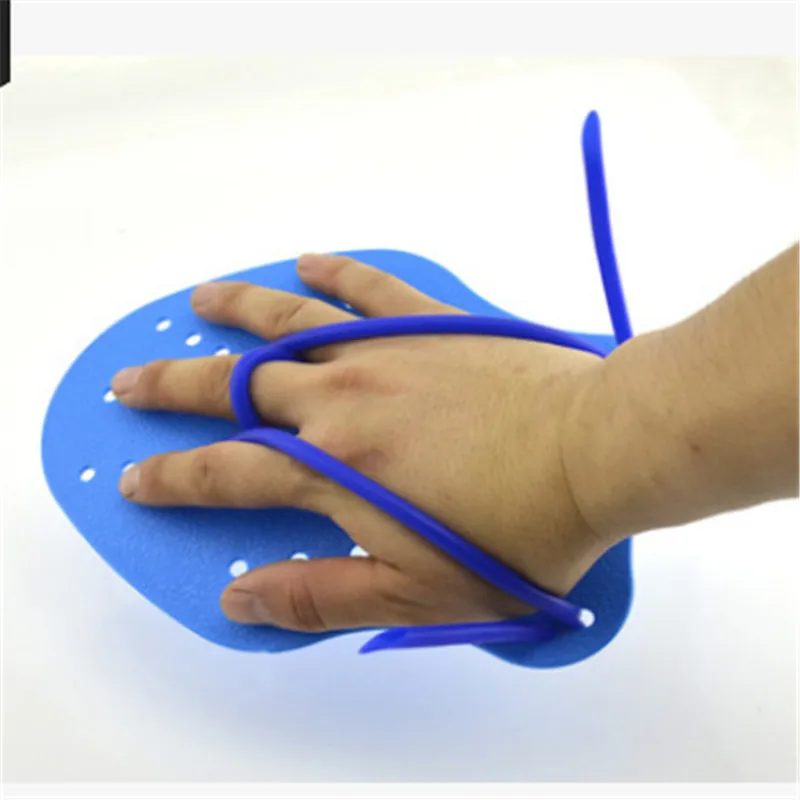 

Swimming Paddles Adjustable PVC Silicone Diving Hand Paddle Webbed Gloves