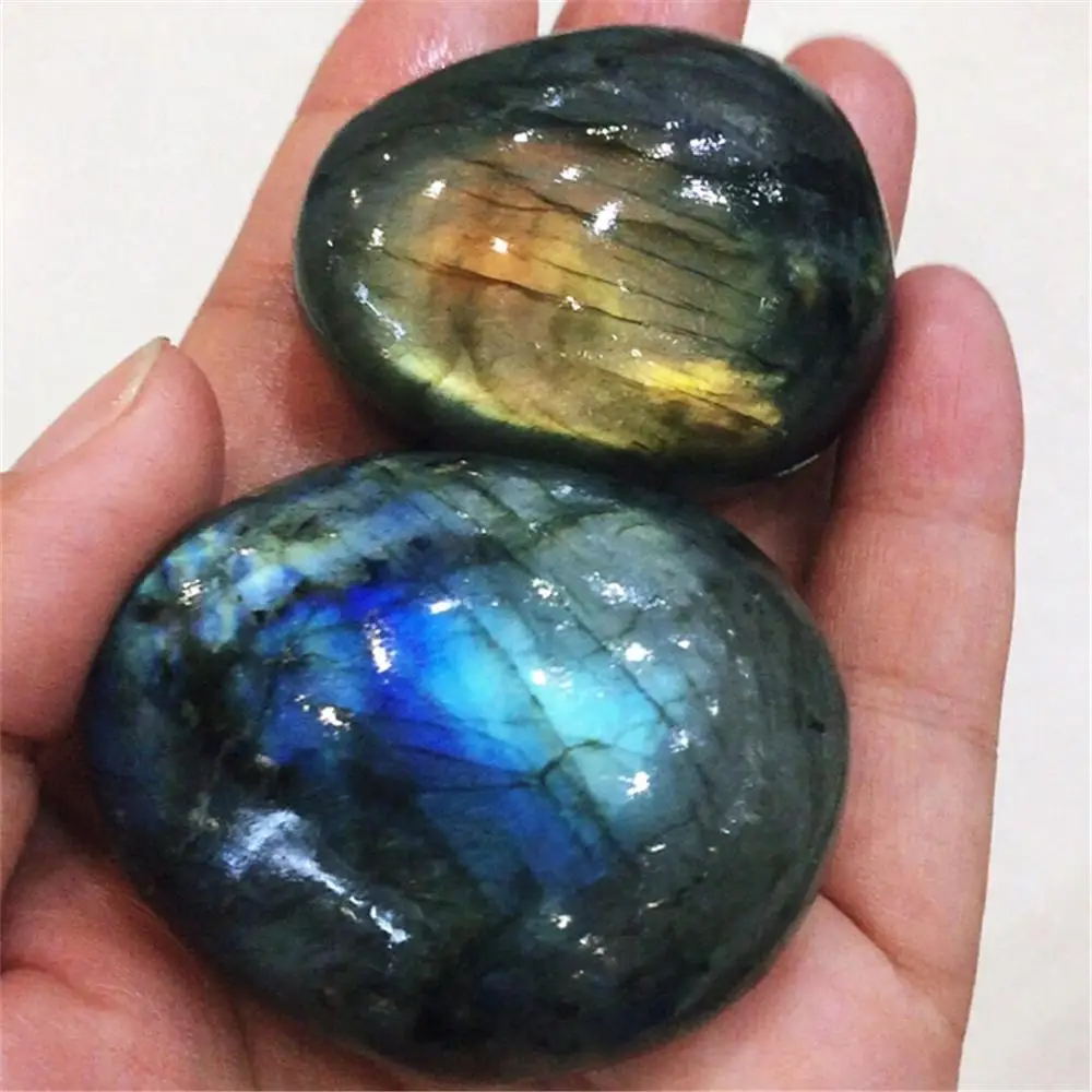 1pcs AAAA natural crystal color drawing feldspar playing with block statue decorating quartz Christmas gift | Дом и сад