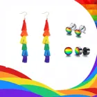 2021 гордость серьги Радуга Для женщин мужские ретро пикантные Радужный Флаг ЛГБТ нетрадиционной ориентации дружбы уха, ювелирное изделие, Дропшип