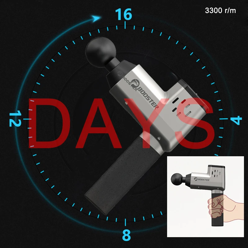 Компрессионный массажер пистолет для массажа головы и тела стимулятор мышц