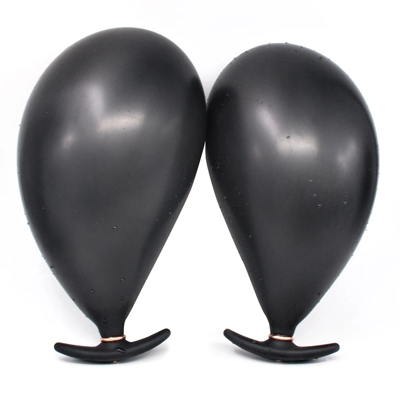 Негабаритный двойной надутый анальный расширитель Go Out силиконовый Анальная