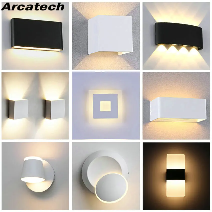 Светодиодный настенный светильник для помещений современный домашний украшение
