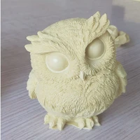 3d cute owl shape silicone cake decorating tools handmade soap candle molds diy plaster aromatherapy making mould resin crafts