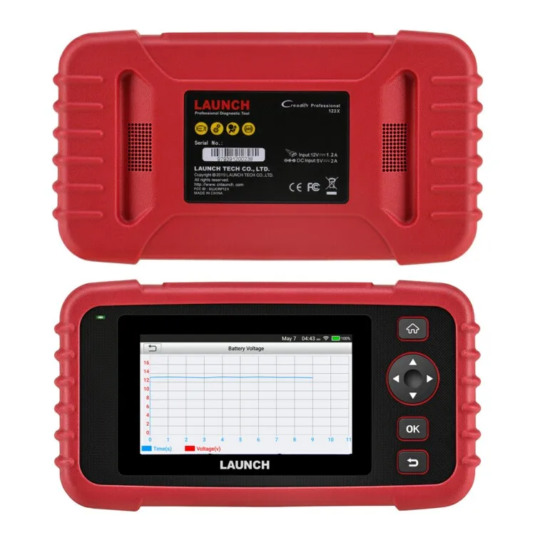 Автомобильный считыватель кодов автомобиля Launch crp123x OBD2 диагностическая машина