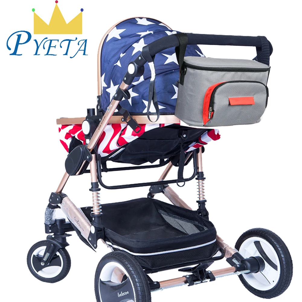 PYETA сумка для детской коляски органайзер подгузников мам водонепроницаемая