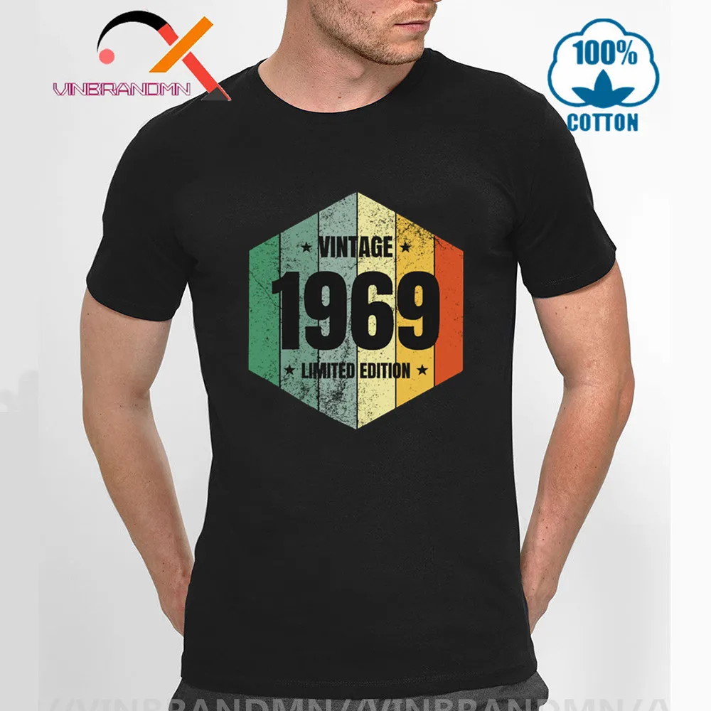 Футболка мужская хлопковая с коротким рукавом на день рождения 50 лет|Мужские