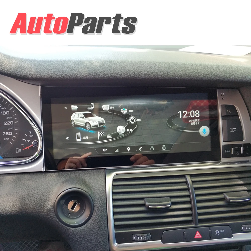 Kukuz Android 10 25 &quotавтомобильный dvd gps плеер для Audi Q7 мультимедиа 2010 2012 2013 2014 2015 аудио