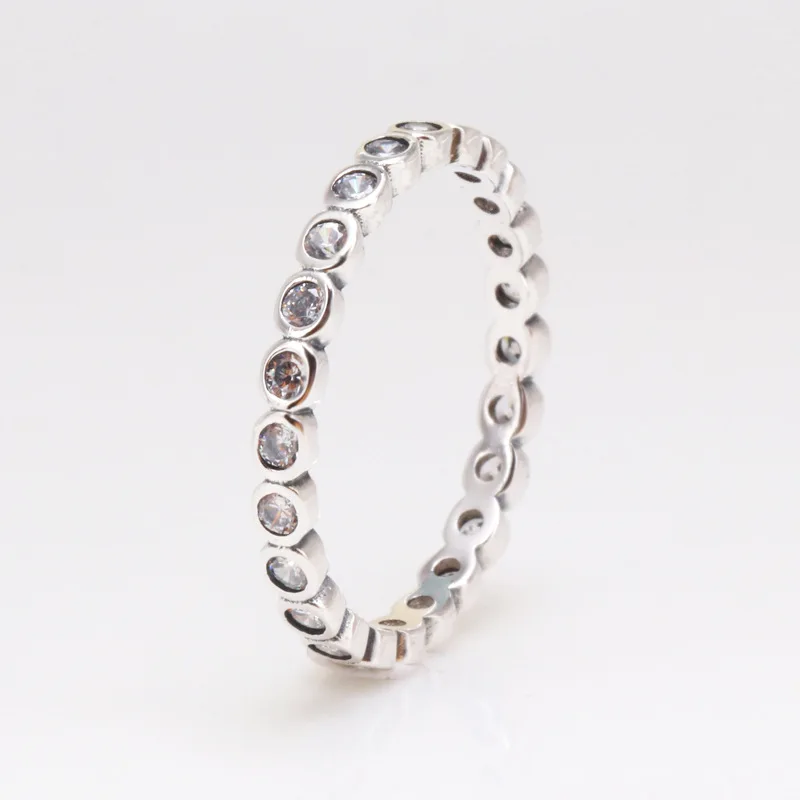 

100% 925 Sterling Silver Pan Ring A New Round Round Ring Of Enchanting Lustre Ring For Women Wedding Party Gift Fashion Jewelry