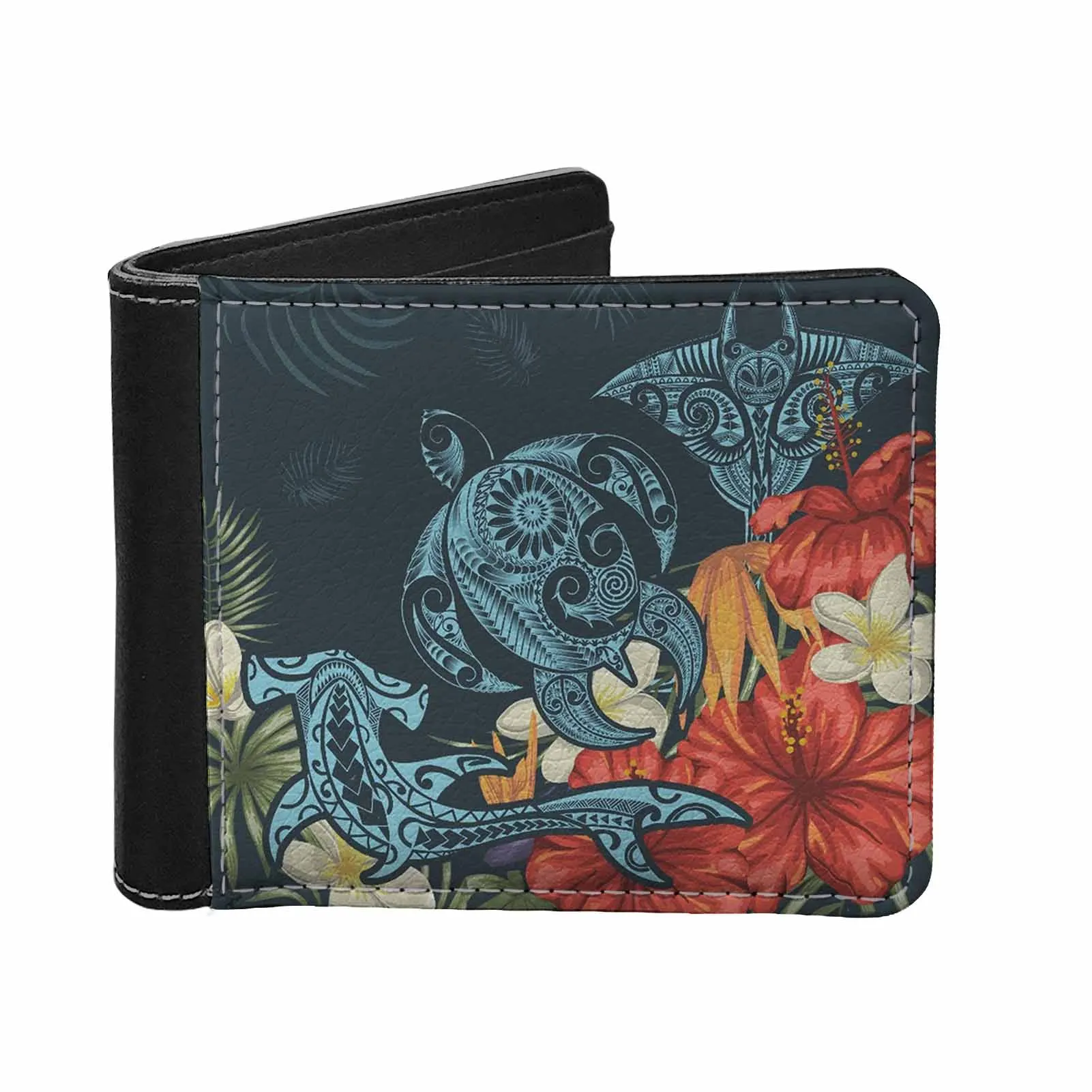 

HYCOOL Men's Wallets Men's Wallets Thin Male Wallet Card Holder PU Soft Mini Purses New Design Vintage Men Short Slim Wallet