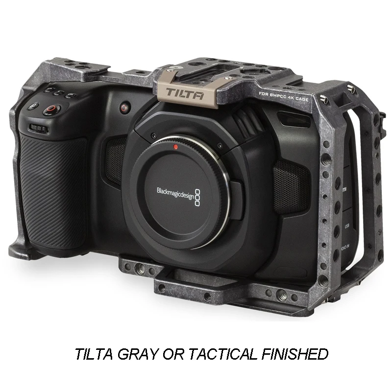 Клетка TILTA BMPCC 4K 6K тактическая готовая или серая клетка наклонная для BMD BlackMagic bmpc4k