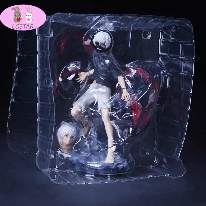 

COSTAR Good PVC 1/8 Scale 2 Heads Awakened Ken Kaneki Action Figure Tokyo Ghoul Anime Model Toy Collectibles Gift Decoration