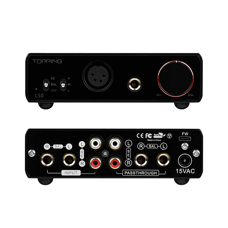 Ceny TOPPING L50 NFCA Wzmacniacz Słuchawkowy SE + Wejście BAL 6.35mm/wyjście XLR Hi-res Audio Najlepszy Wzmacniacz Słuchawkowy Do Topingu E50