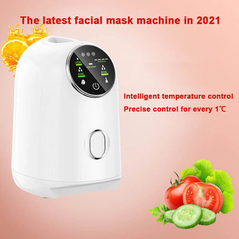 Face Mask Maker Machine Facial Treatment DIY Automatic Fruit Natural Vegetable Collagen Home Use Beauty Salon SPA Care Eng Voice