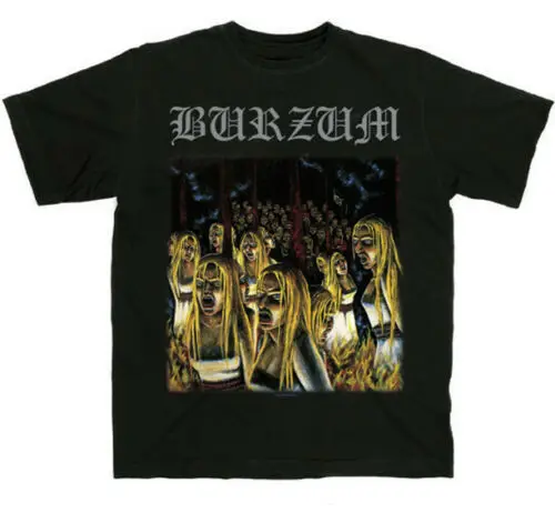 1Burzum горящие ведьмы норвежский Varg Vikernes металлическая музыкальная лента PHD-BRZ-1009 -