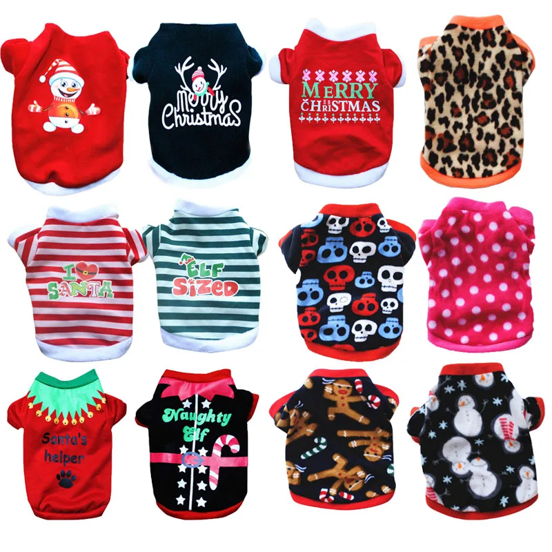 

Winter Warm Dog Clothes Vest Dog Jacket Cartoon Pet Dogs Clothes Sweatshirt For Small Medium Dogs Coat Cute Pets Costume Clothes