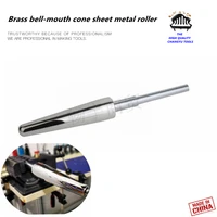 wind instrument repair tool brass bell mouth cone sheet metal roller mirror finish stainless steel tube aligning