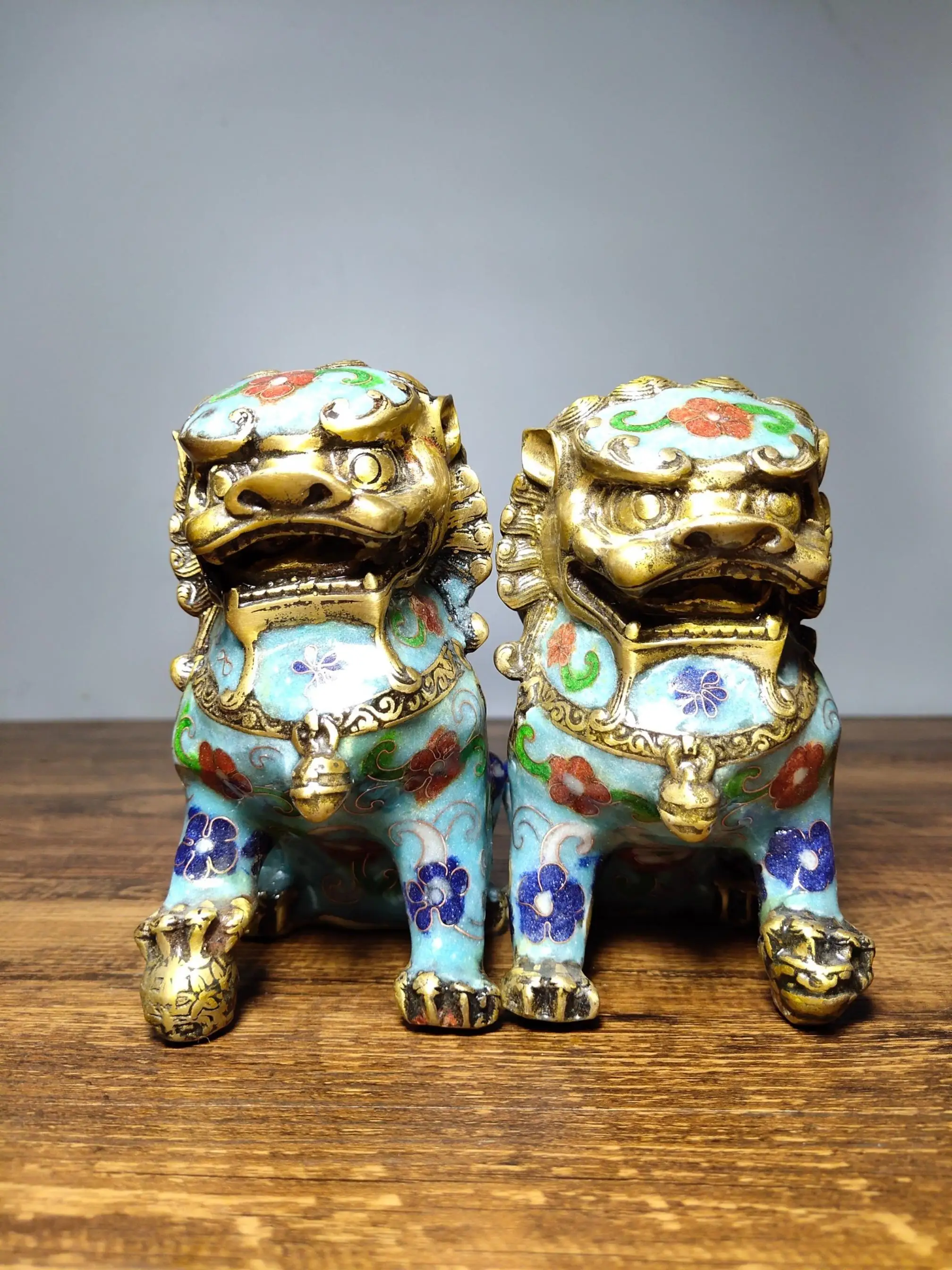 Домашний Декор 5 &quotТибет Буддизм старинные бронзовые Перегородчатые эмали feidumen