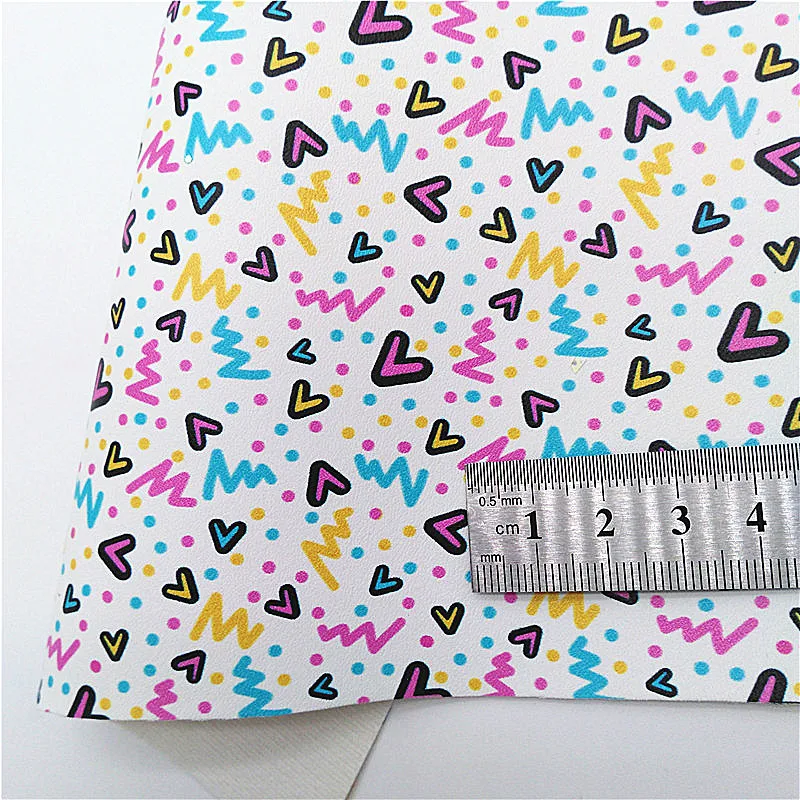 Белые объемные блестящие кожаные сердца пасхальные яйца печатные синтетические