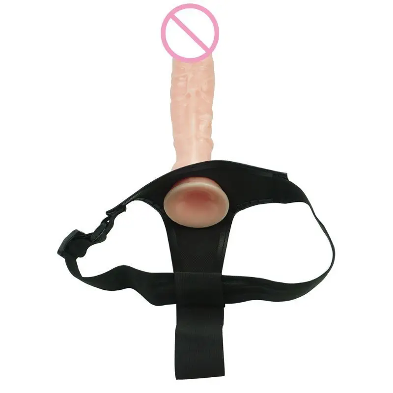 Удобный ремень для дилдо с регулируемым поясом трусы фаллоимитатором без