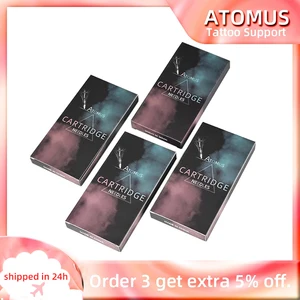 Профессиональные картриджи для тату иглы 10 шт RLM1RMRS одноразовые перманентные иглы для макияжа бровей губ для аппарат для тату ручки