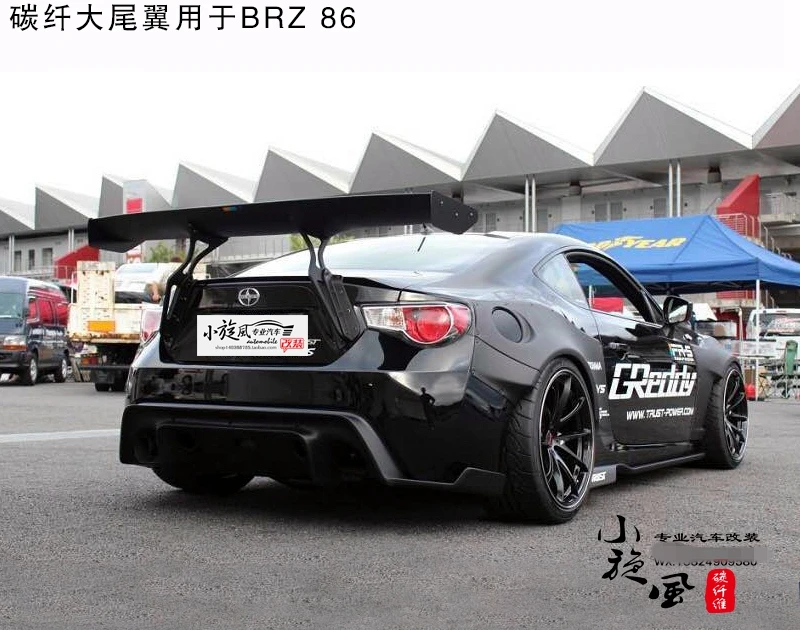 Углеродное волокно/Неокрашенный Черный стекловолокнистый материал G стиль GT 86 BRZ задний спойлер, крыло, багажник для Subaru BRZ для Toyota 86 GT86