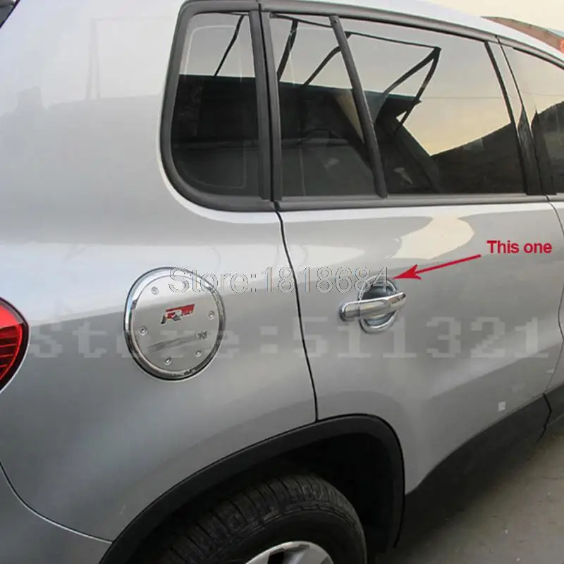 Для Volkswagen Tiguan 2009 2015 Высокое качество ABS хром боковая дверная ручка Чаша крышка