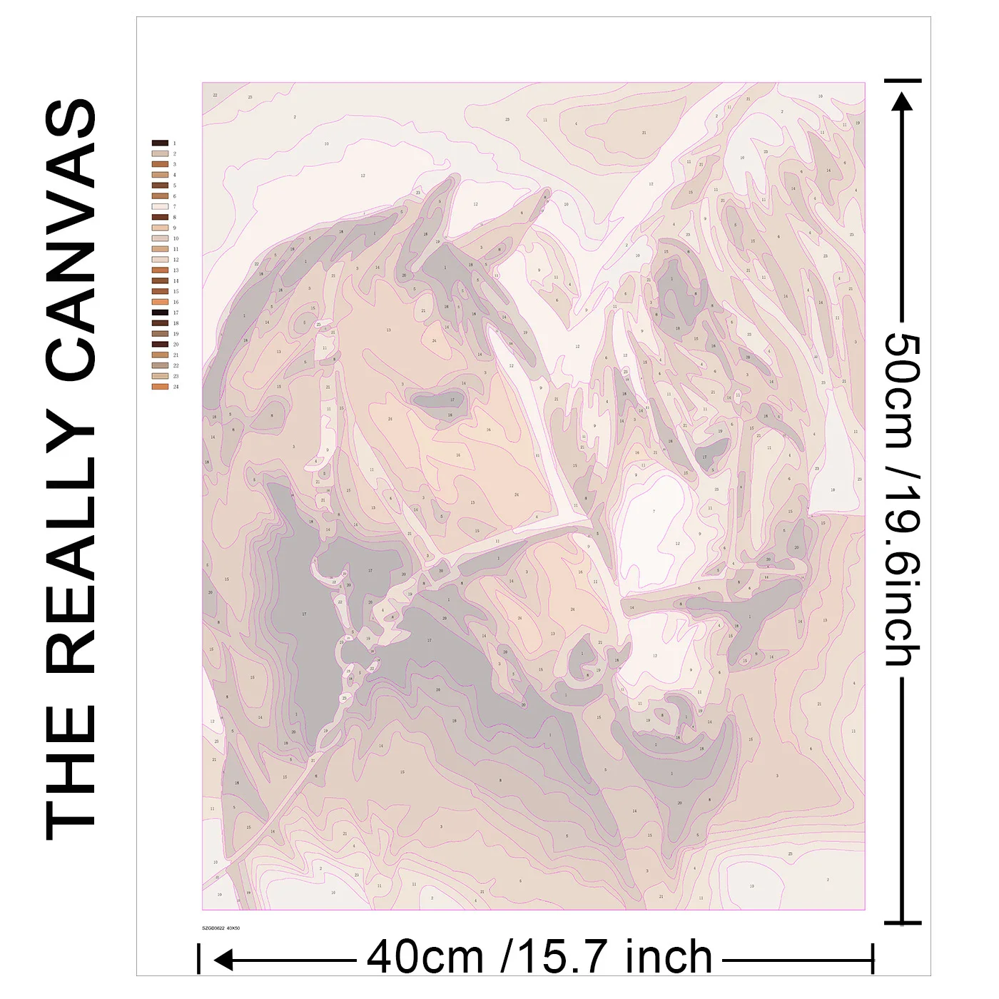 AZQSD DIY живопись по номерам животные лошадь Акриловая картина Unframe современная