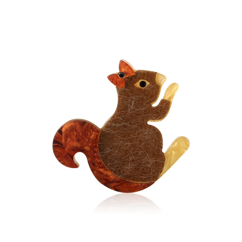 Blucome Изысканная брошь БелКА акриловая искусственная лошадь градом корсаж для