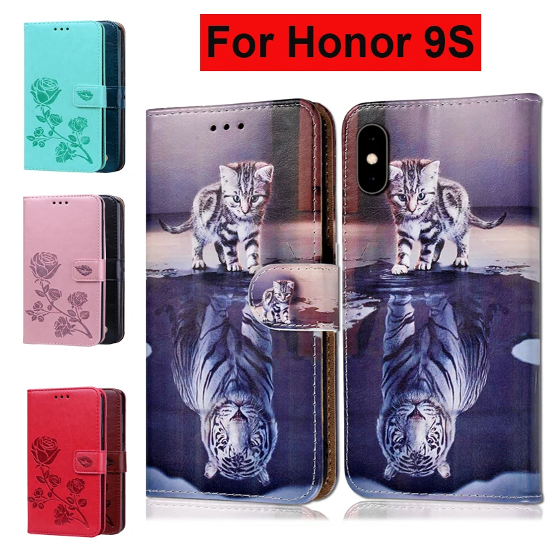 Huawei Honor 9 S Не доставая его из чехла Чехол Флип 5 45 &quotМагнитный кошелек кожаный