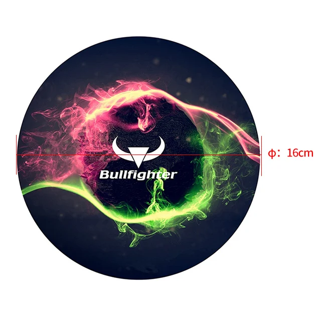 

Bullfighter Cymbals Circle Drum Rug Black Carpet