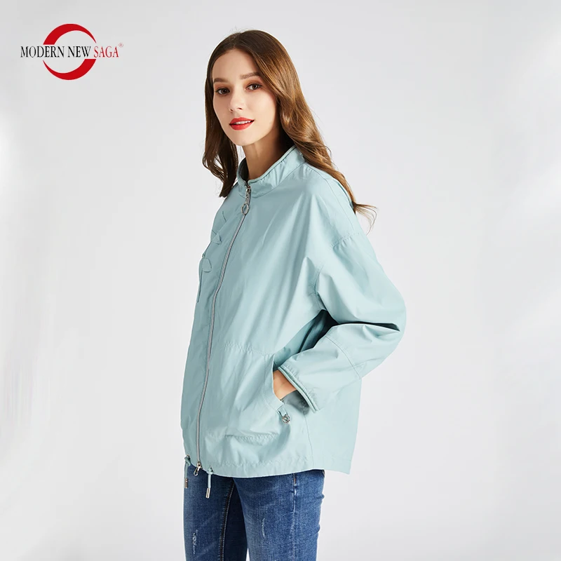 MODERN NEW SAGA 2021 Женская Куртка Весна Осень Женское Пальто Белый Пиджак Женский