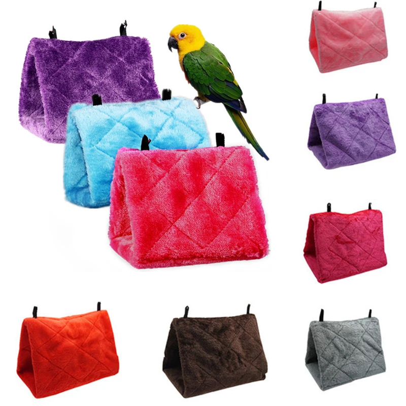 

Small Animal Cotton Nest Triangular Nest Hamster Nest Parrot Wren Myna Winter Nest Honey Bag Glider Warm Cotton Hammock