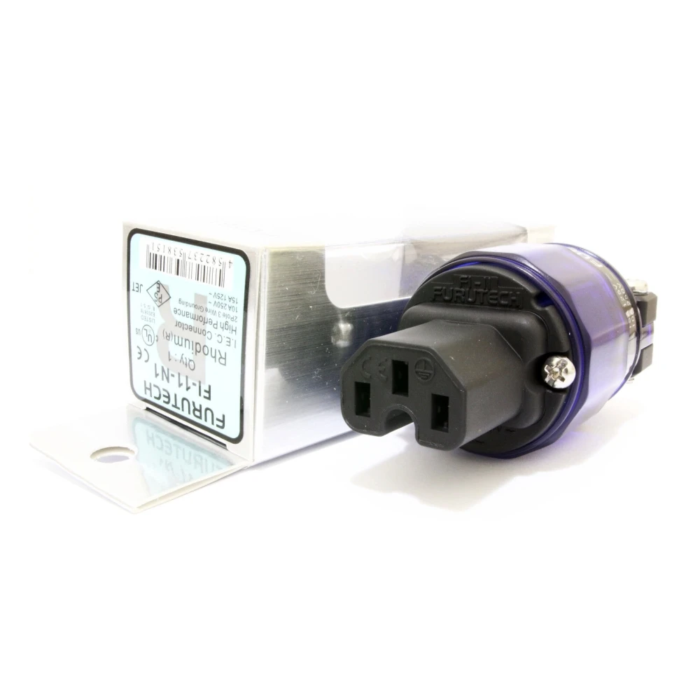 HIFI FURUTECH Power plug Rhodium MATIHUR hi end FI-11M-N1 + FI-11-N1 (R) AC US IEC 15A/125V/ | Электроника