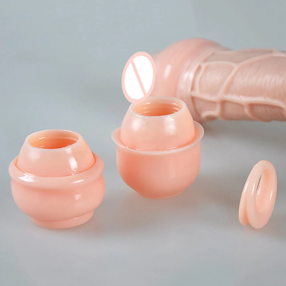 Многоразовые крайней плотью корректор для Для мужчин Силиконовое кольцо пениса