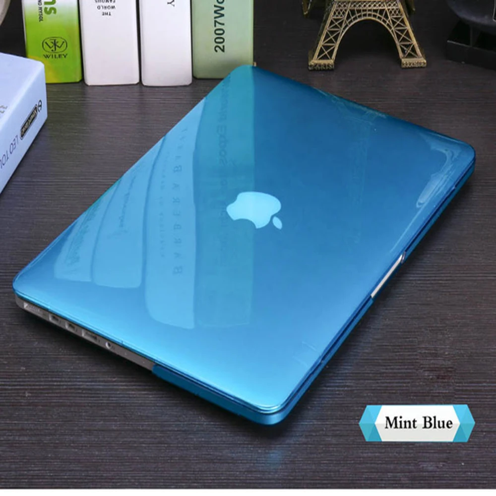 crystal Blue Чехол для ноутбука Apple Macbook Mac book Air Pro retina Сенсорный бар 11 12 13 15 дюймов матовый жесткий чехол для ноутбука 13,3 сумка оболочка - Цвет: crystal Blue
