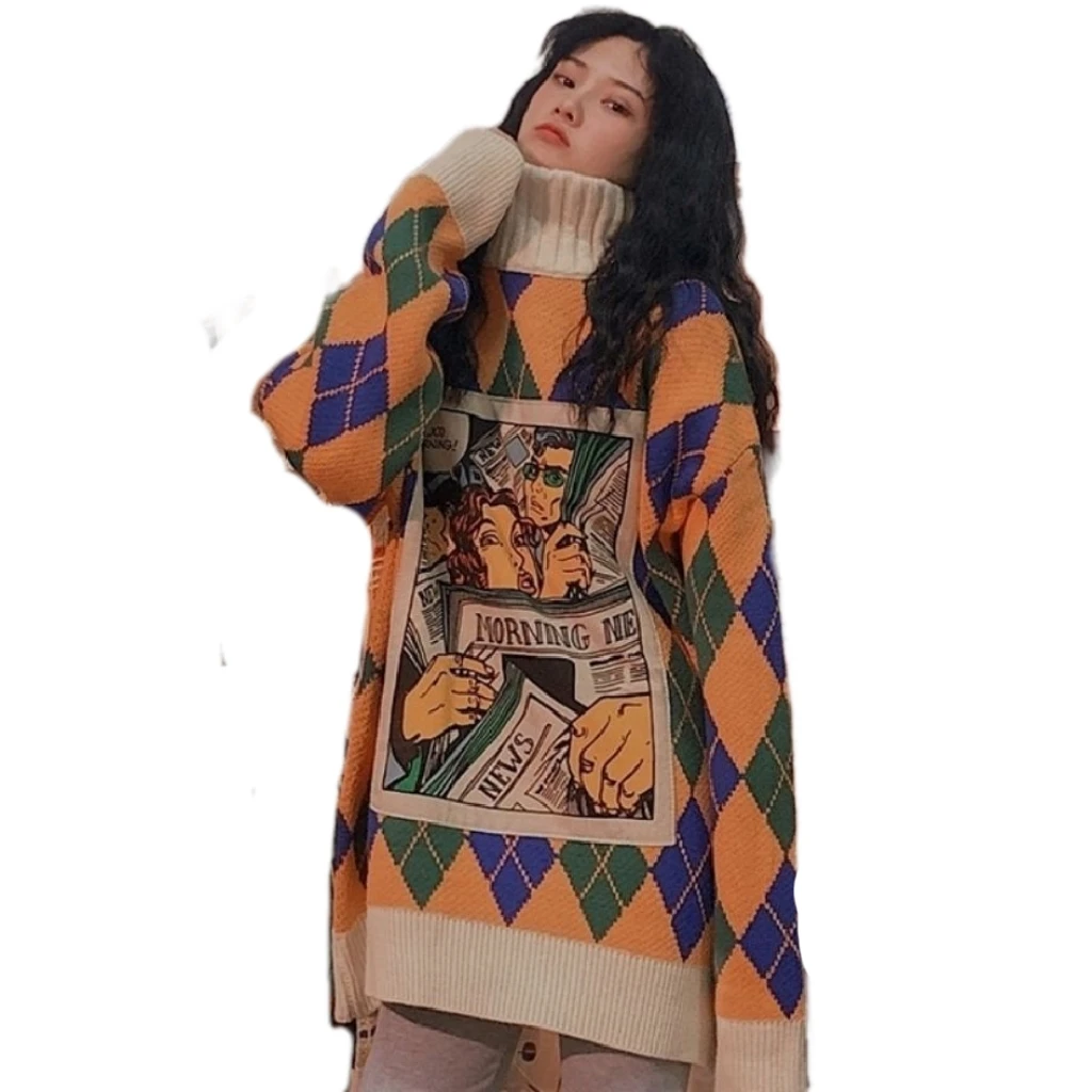 

Autumn and winter 2020 New Retro and thickened Mori sweater for women's BF style
