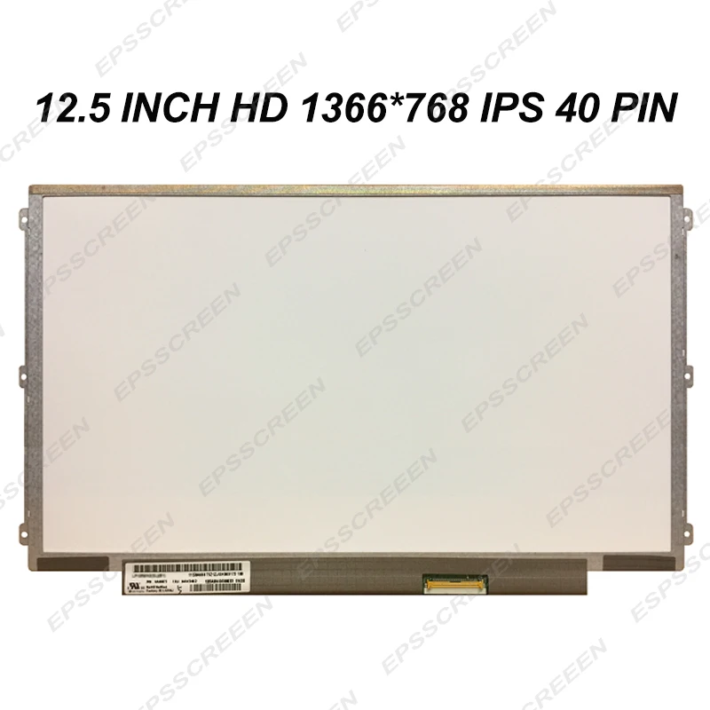 

NEW 12.5'' Laptop lcd screen IPS Display FIT for LENOVO S230U K27 K29 X220 X230 matte HD 40 PIN MATRIX