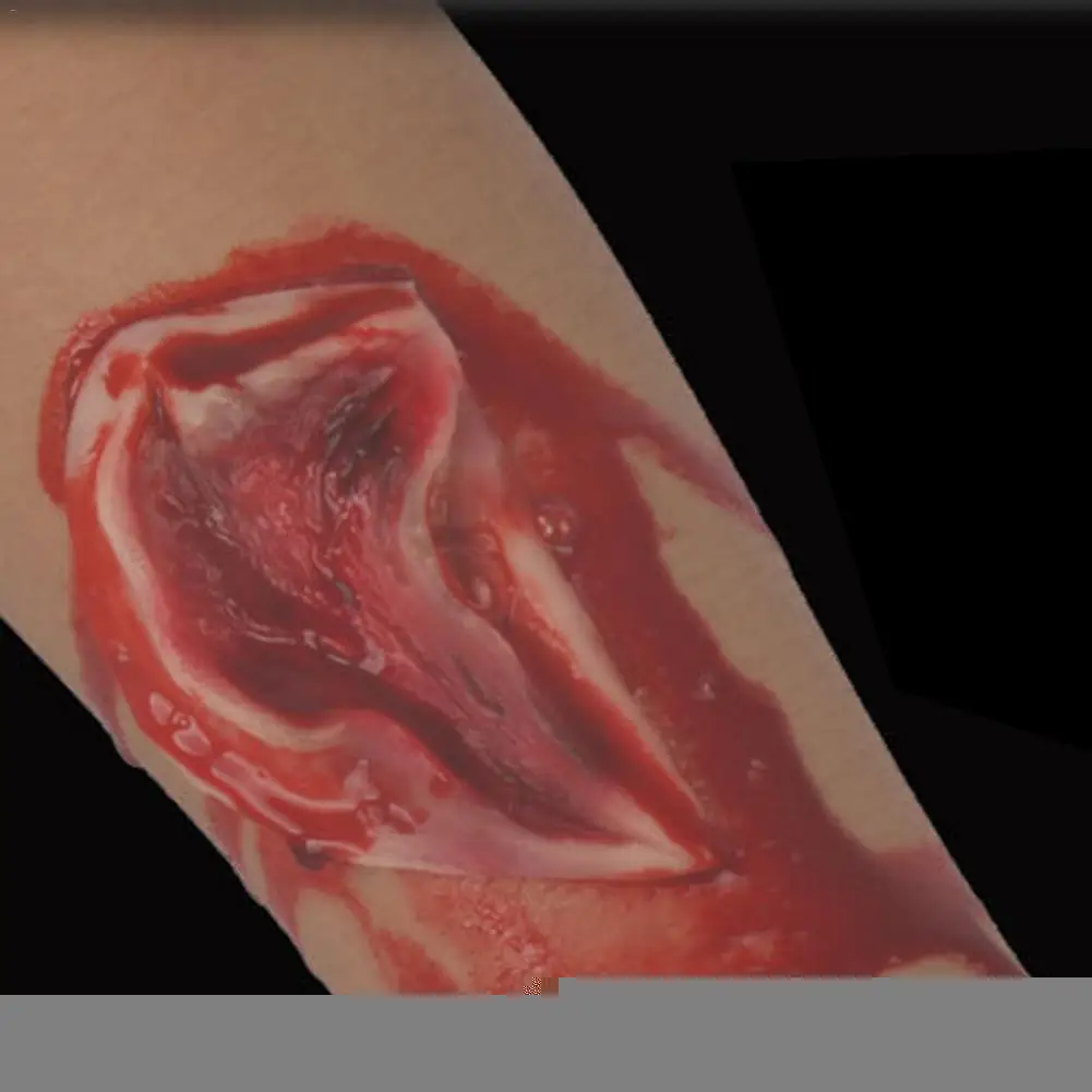 Поддельные шрамы для Хэллоуина наклейки кожи реквизит макияжа ужасов 3D