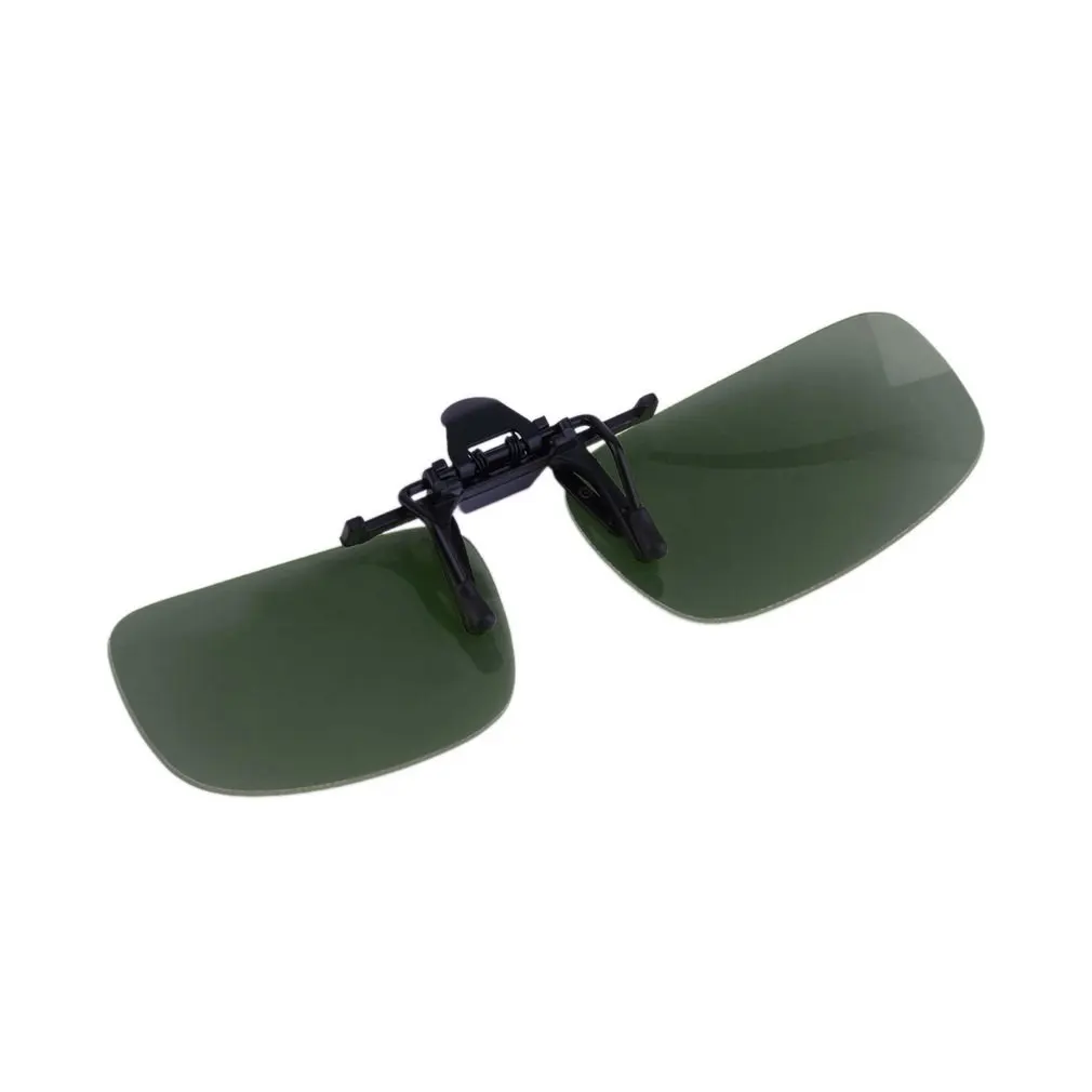 

newDriving Night Clip-on Flip-up Lens Sunglasses Cool Eyewear Clip On Lens Anti-UV 400 Unisex for Women & Men