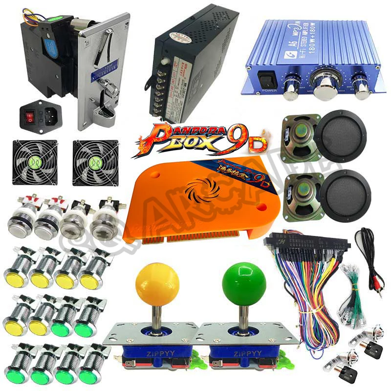 Pandora box 9D 2500 В 1 jamma аркадная доска с 28pin поддержка 3P 4P игры usb геймпад HDMI/VGA машина 10 3D