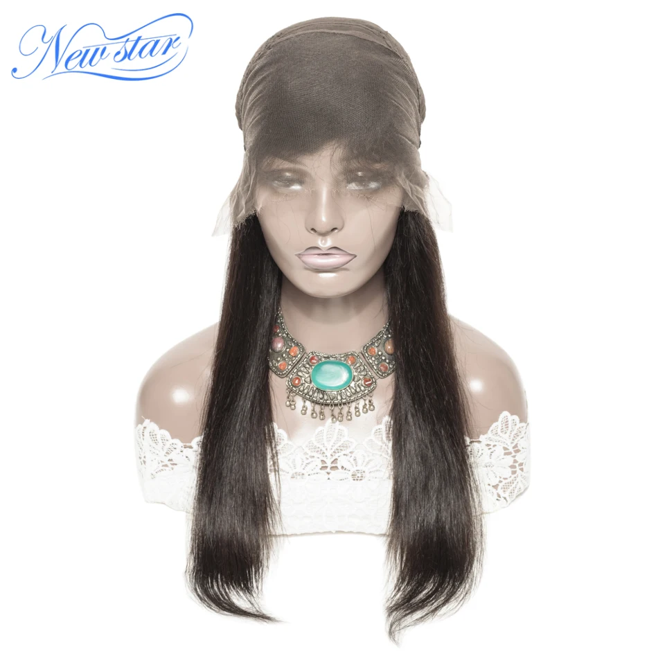 HD парик фронта шнурка бразильские прямые человеческие волосы новой звезды