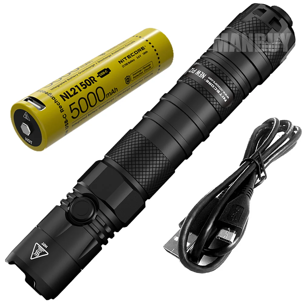 Оптовая продажа точечный светильник NITECORE новый P12 5000 мАч USB перезаряжаемая